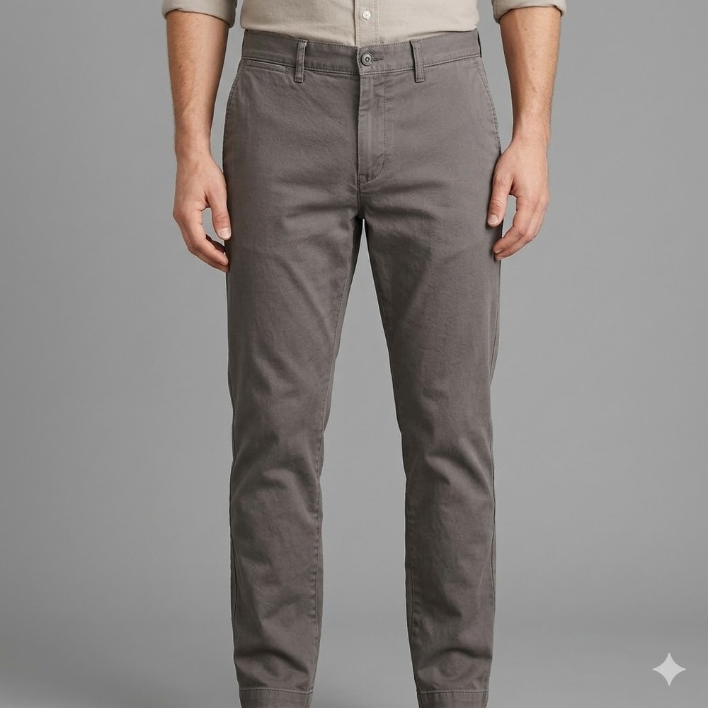 J.Crew 770 Straight Fit Stretch Chino Pants Grey 35x32 Pre-owned